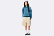 Carhartt WIP Wmns Brandon Short Smith Denim Blue Sand Bleached